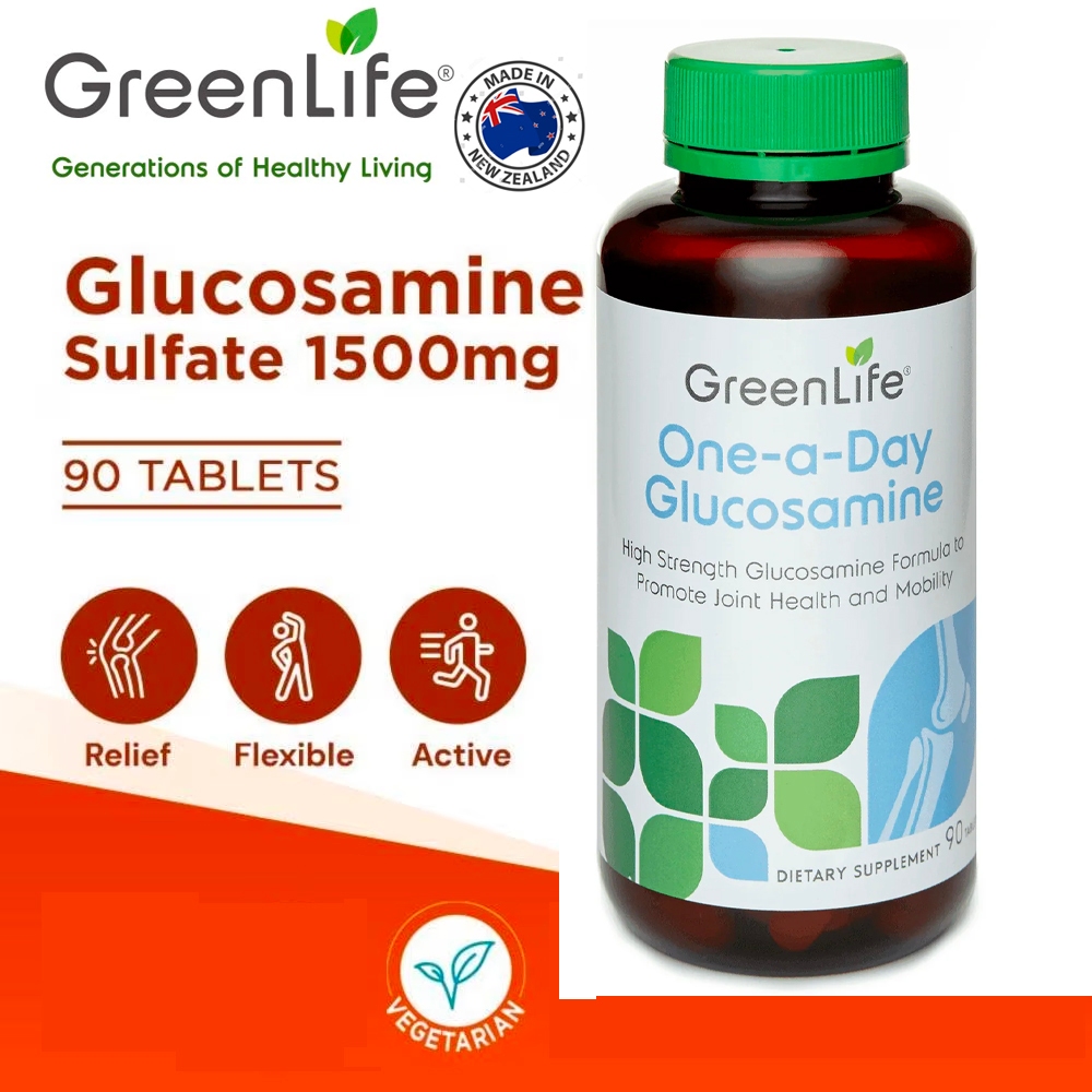 Jual GREENLIFE Glucosamine Sulfate 1500mg (ONEADAY) 90s (SINGAPORE