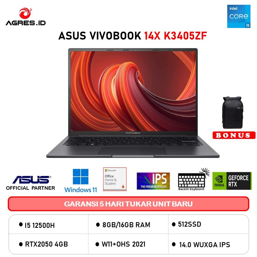Promo ASUS Vivobook Laptop 14 Inch/Corei5/4GB/Win10 - A416EP-FHD551 SILVER  Diskon 7% di Seller Protech Solution - Protech Solution - Kota Surabaya