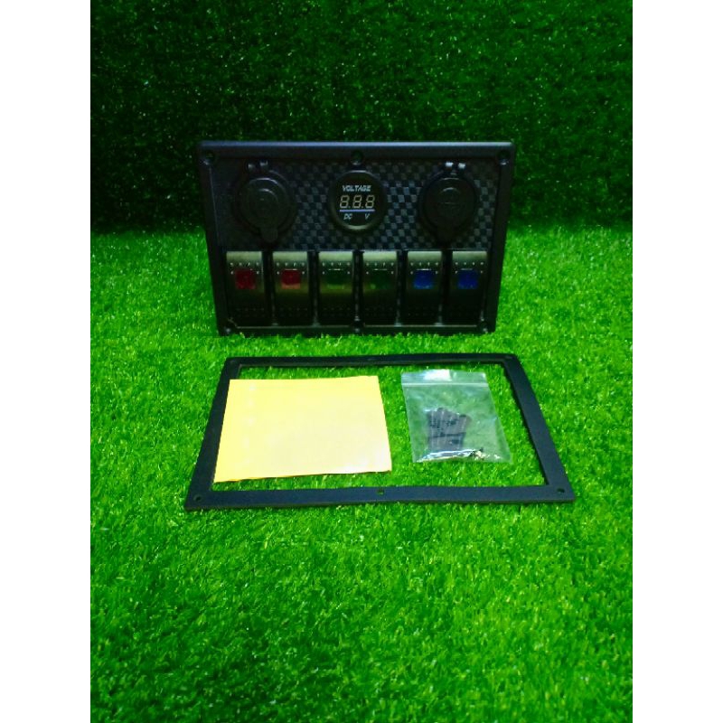 Jual Switch Panel 6 Gang Mobil Offroad - Sakelar Mobil Offroad 6 Gang ...