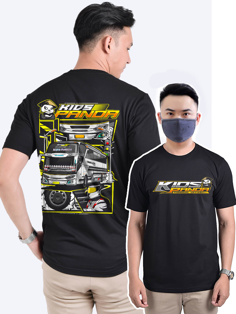 Jual kaos bus mania kids panda baju bis telolet kidpanda dewasa KAOS ...