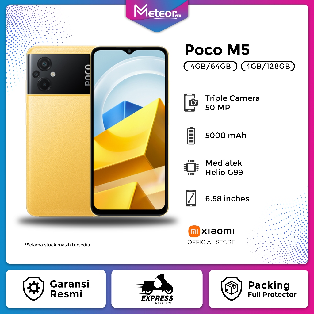 Jual Xiaomi Poco M5 4/64 GB GARANSI RESMI ( BISA INSTAN AREA MALANG ...