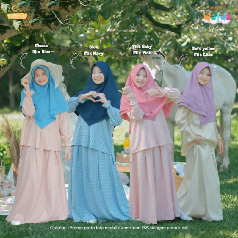 Jual Stelan Rok Wafda Oido | Shopee Indonesia