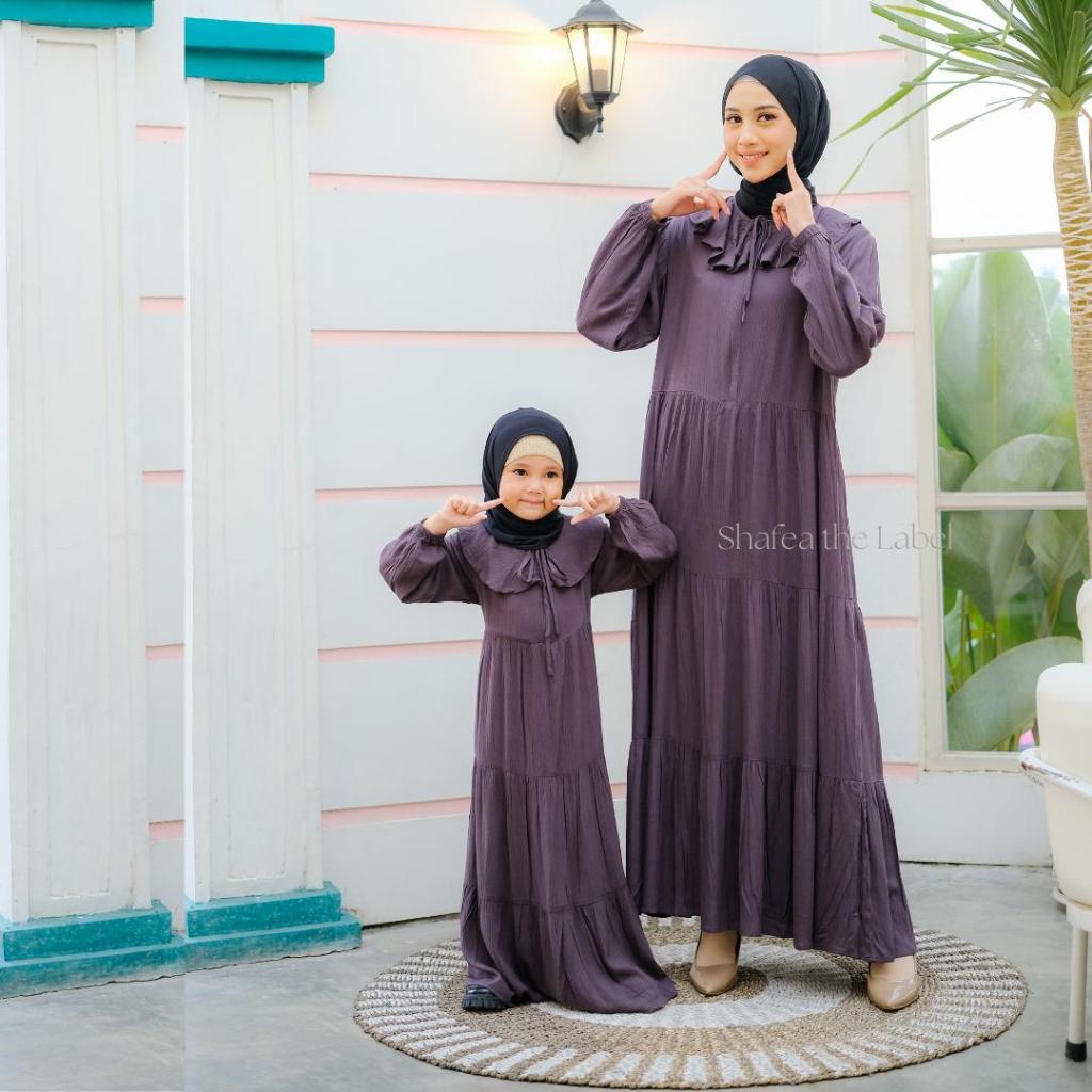 Jual HOMEY DRESS CRINKLE COUPLE IBU DAN ANK BY SHAFEA THE LABEL - GAMIS