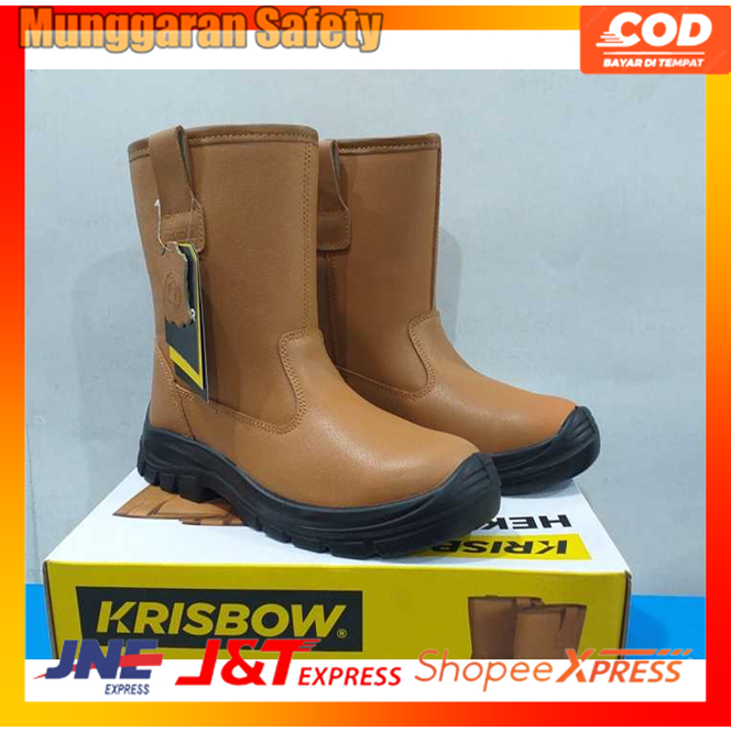 Jual Sepatu Safety Boot Krisbow Hektor Brown Safety Shoes Boot Krisbow Berkulitas Shopee 7057