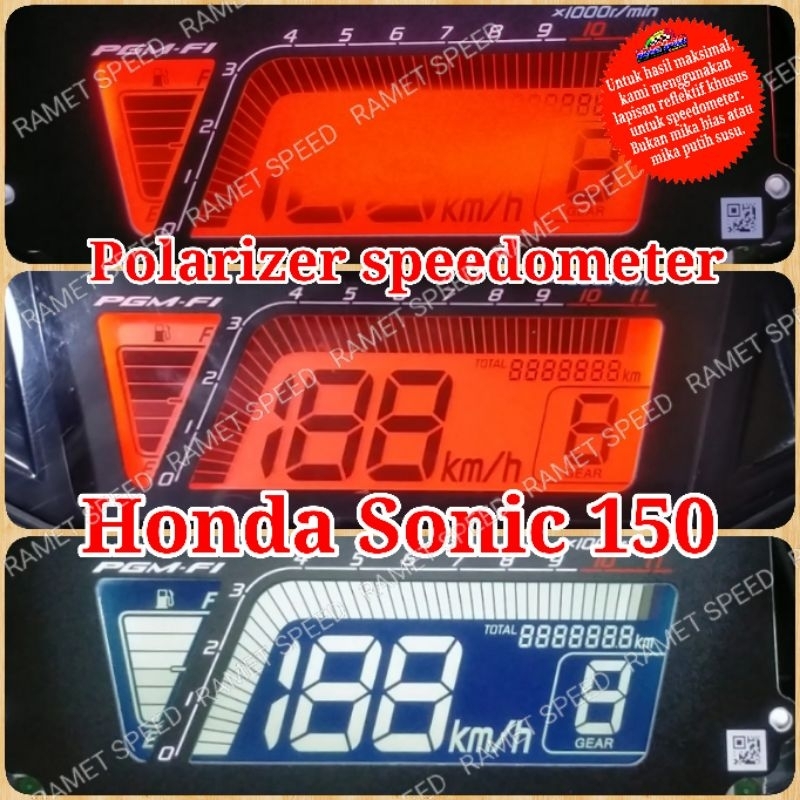 Jual Polarizer speedometer honda sonic 150 polaris speedometer honda