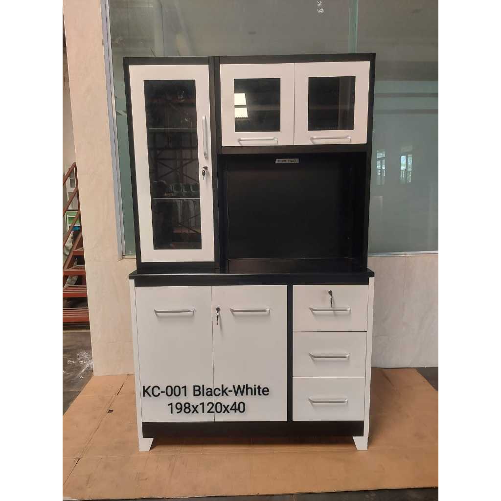 Jual Lemari Dapur Besi Metal KC 001 3 Pintu - Kitchen Set Stell - Rak ...
