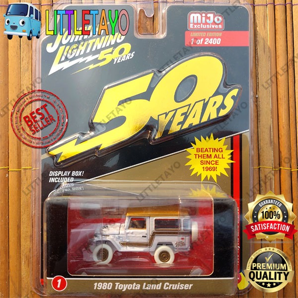 Johnny Lightning – Toyota Land Cruiser FJ40 Police 1980 – Édition Limitée 1:64