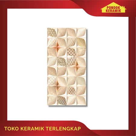 Keramik Dinding Accura 30x60 Astro Deco Beige