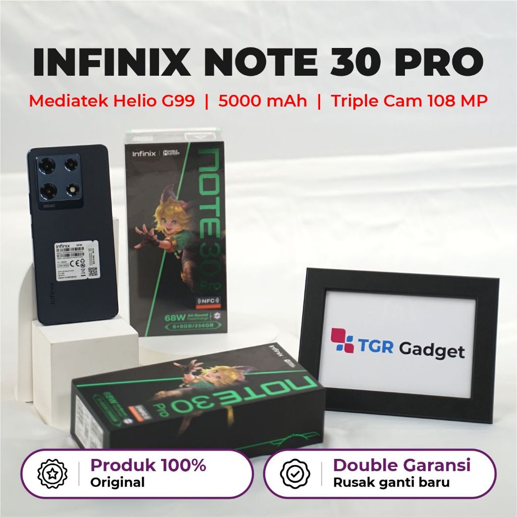 Jual INFINIX NOTE 30 PRO NFC 8/256GB [+8GB Extended RAM] Original ...