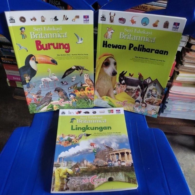 Jual Buku Seri Edukasi Britannica BURUNG, HEWAN PELIHARAAN, LINGKUNGAN ...