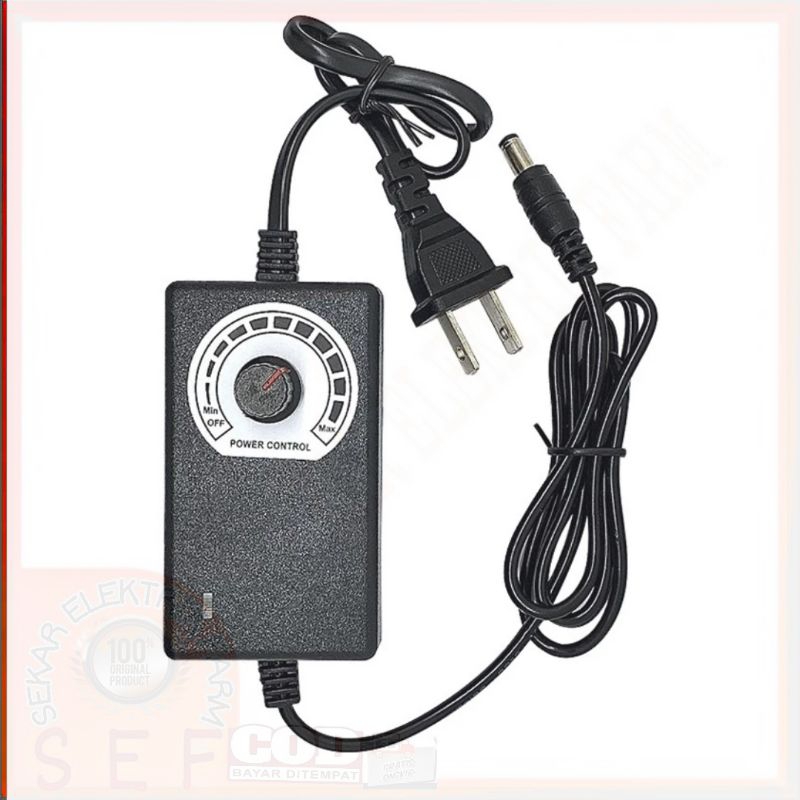 Jual Power Supply PSU Inpu ac220 V / Adaptor Adjustable 3-12v DC 2A ...