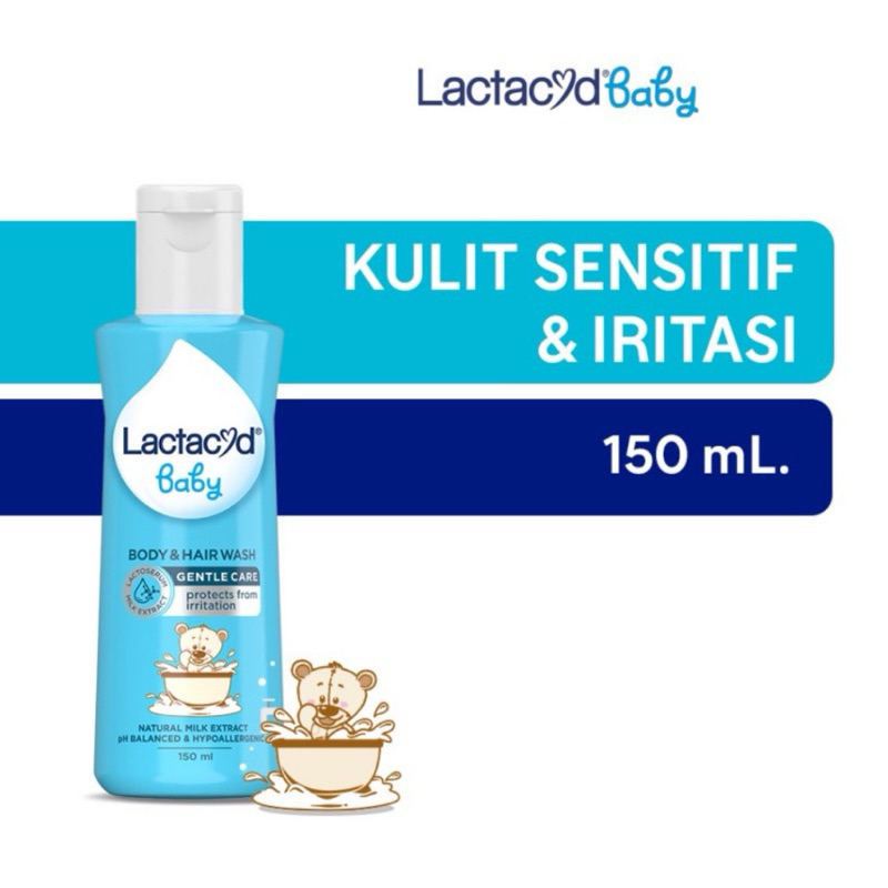 Lactacyd Baby Body Hair Wash 150ml Sabun Mandi Bayi