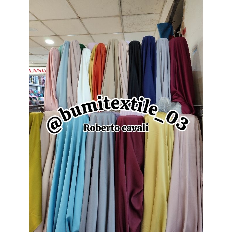 Jual Kain Satin Roberto Cavali | Shopee Indonesia