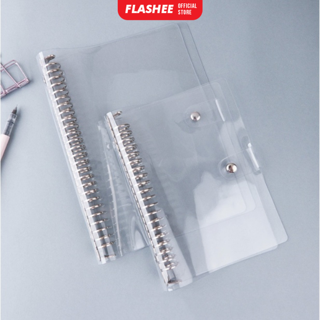 Jual Flashee Binder PVC A5 Bening Transparant 20 Ring Cover Binder A5 ...