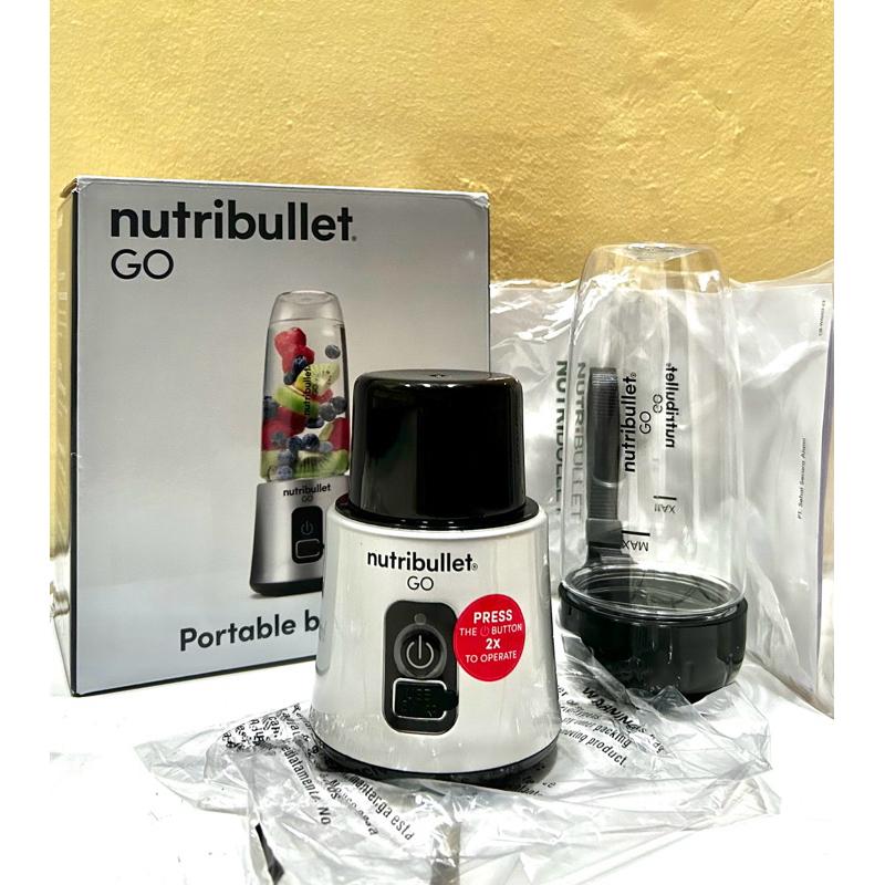 Nutribullet Go Portable Blender 385 ml - Blander Nutri Bullet - Coral