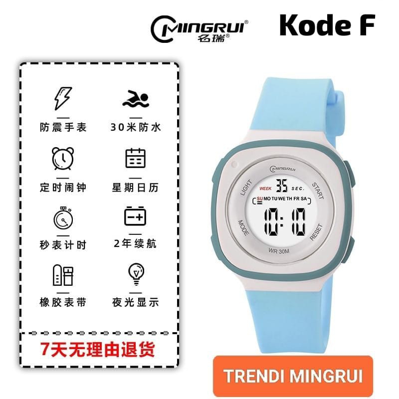 Jual MINGRUI Jam Tangan Water Resistance Untuk Pria Dan Wanita Motif ...