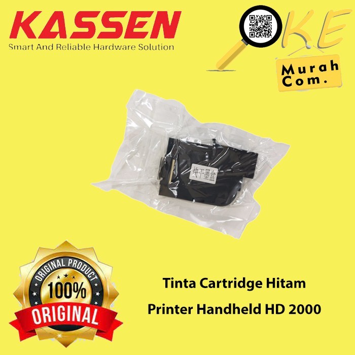 Jual Tinta Catridge Solvent Ink Hitam Printer Inject - Kassen HD2000 ...