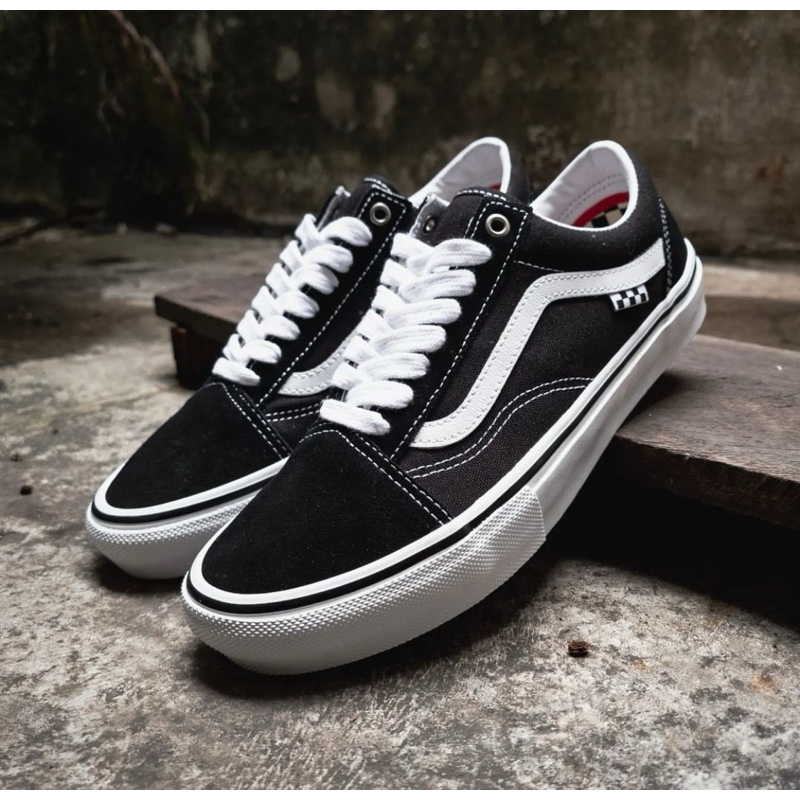 Old Skool Vans Skatepro Vans Old Skool Skate Pro Black White