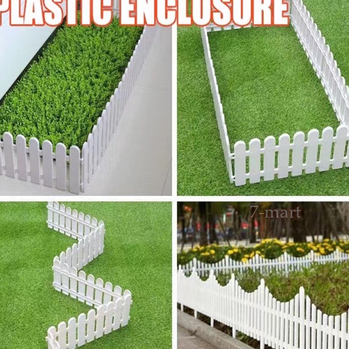 Jual MODEL KRX18 Pagar kebun Pagar plastik Pagar Plastik PVC Putih ...