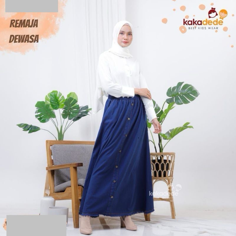 Jual ROK BUTTON//KANCING CRINCLE AIR FLOW | Shopee Indonesia