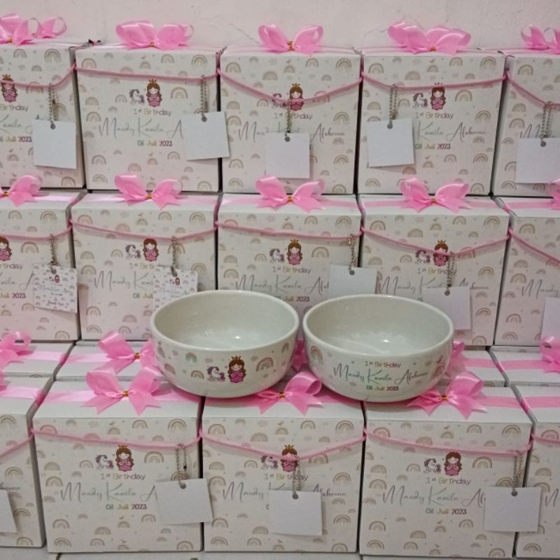 Jual Souvenir Mangkok Kemas Box Customsouvenir Aqiqah Souvenir Khitanansouvenir Ulang Tahun 4098