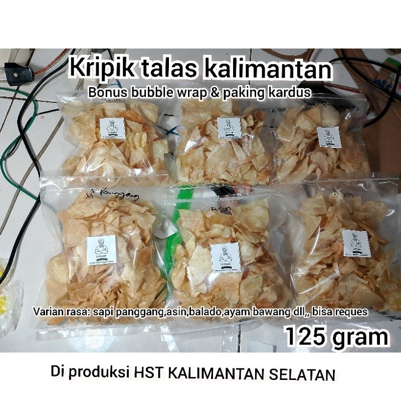 Jual Cod 125 Gram Kripik Keladi Talas Produksi Hst Kalsel Indonesia