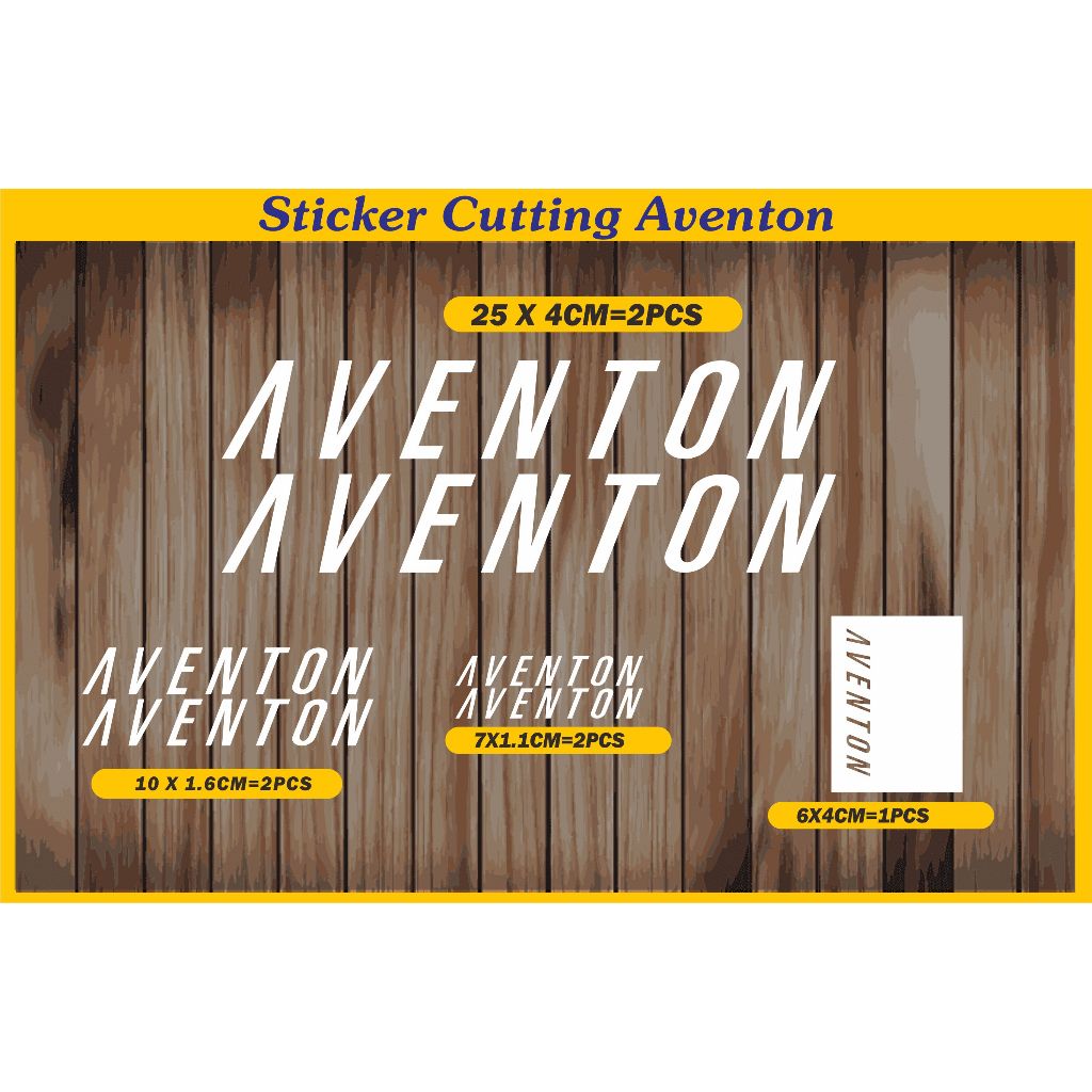 Jual sticker cutting fixie aventon | Shopee Indonesia