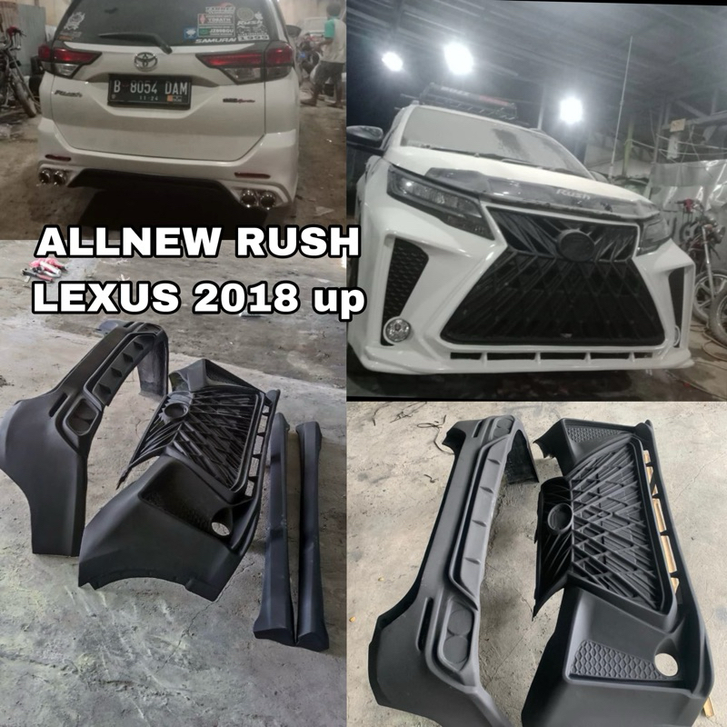 Jual Aksesoris Mobil Bemper Bodykit Terios Lexus Bodykit Rush Terios Lexus Termurah Kuat Tebal