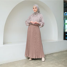 Butikchlaris Vaia Skirt Rok Plisket Premium Import