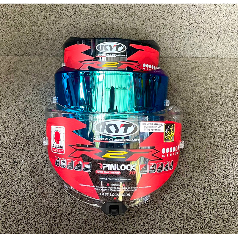 Jual VISOR KYT R2R ORIGINAL-VISOR KYT R2R | Shopee Indonesia