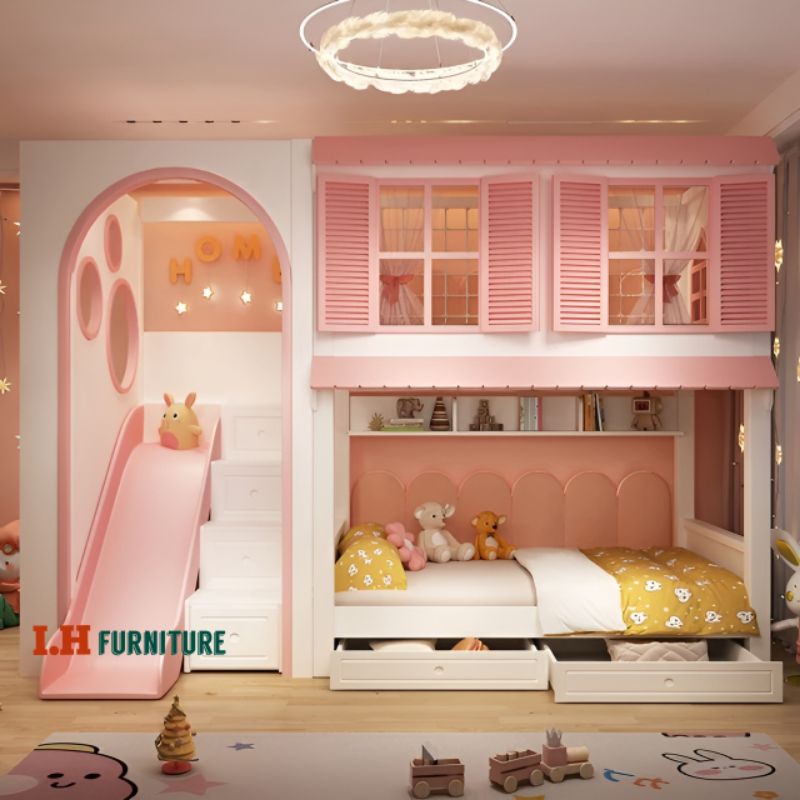Jual Bunk Bed Anak Tempat Tidur Tingkat Anak Ranjang Susun Anak