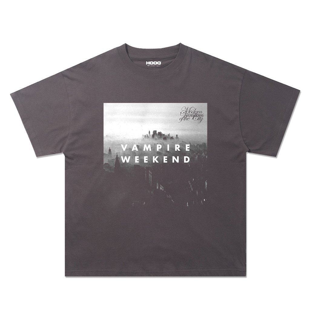 Vampire Weekend ロングスリーブTシャツ L グレー Jual Vampire Weekend Oversize T-shirt Vintage Dark Grey Vampire
