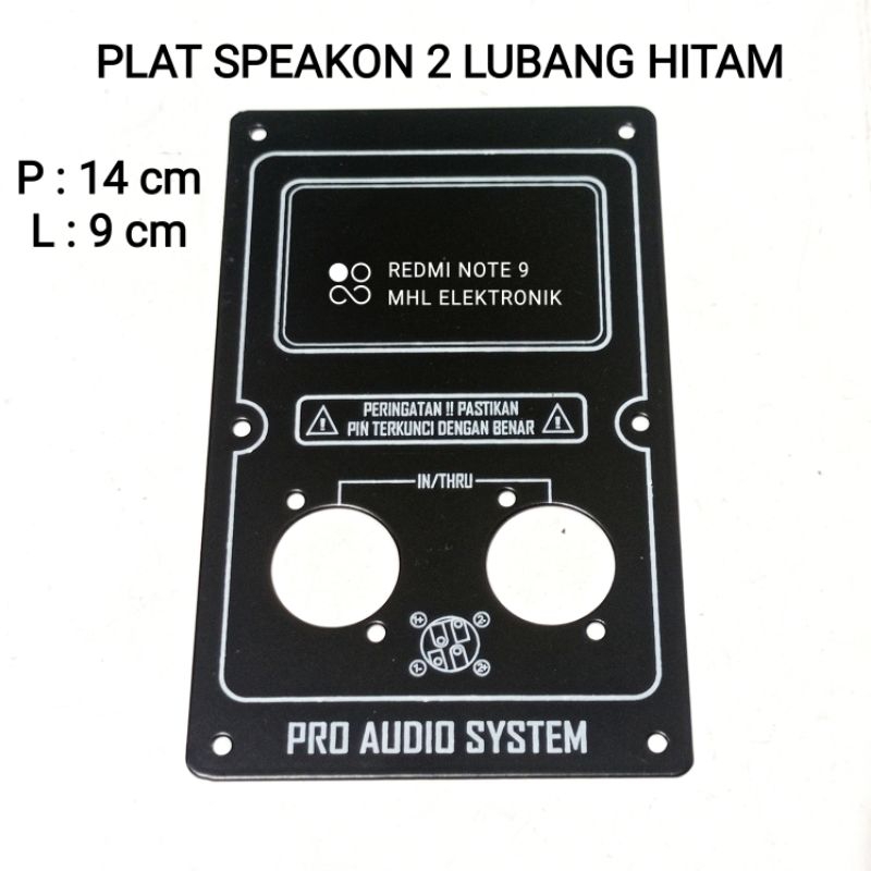 Plat speakon hot sale