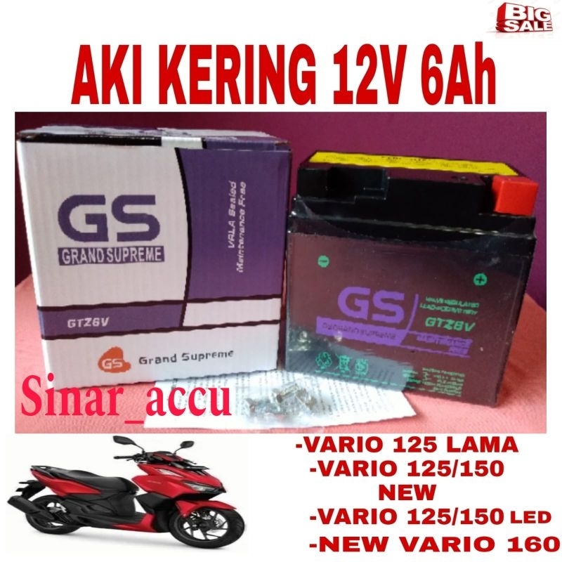 Jual AKI MOTOR VARIO 125, VARIO 150 LED, SATRIA FU, KLX 150, CB 15O