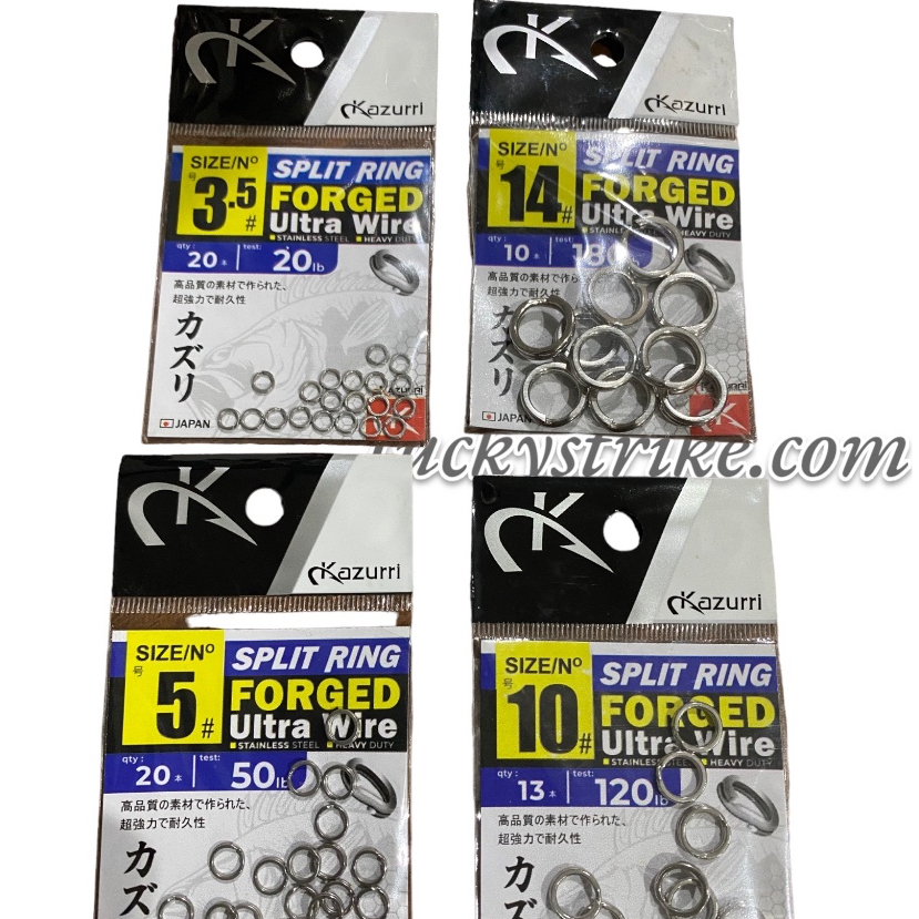 Jual Kazurri split ring press ultra wire- accesories mancing | Shopee ...