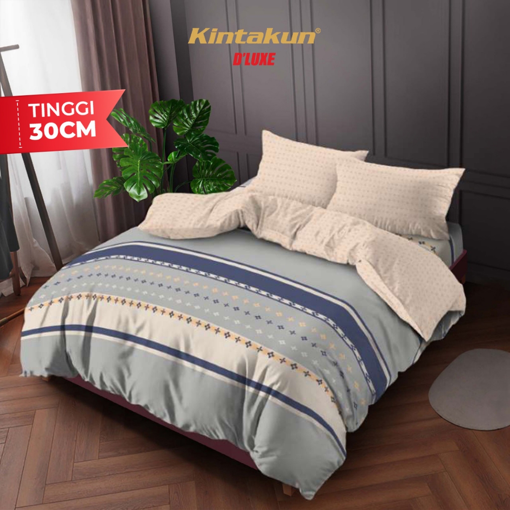 Jual Kintakun Bed Cover Set Fitted 160 / 180 Madana DLUXE Microfiber