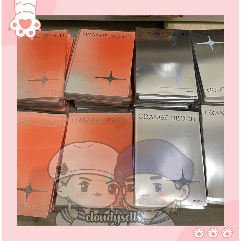 Jual [BACA DESKRIPSI] SEALED ALBUM ENHYPEN - ORANGE BLOOD (Regular Ver ...