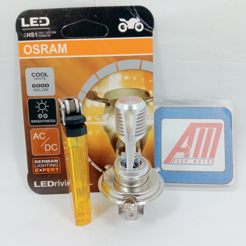 Jual Lampu LED Motor OSRAM NEW GEN AC/DC Type-7285CW Socket HS1/H4 ...