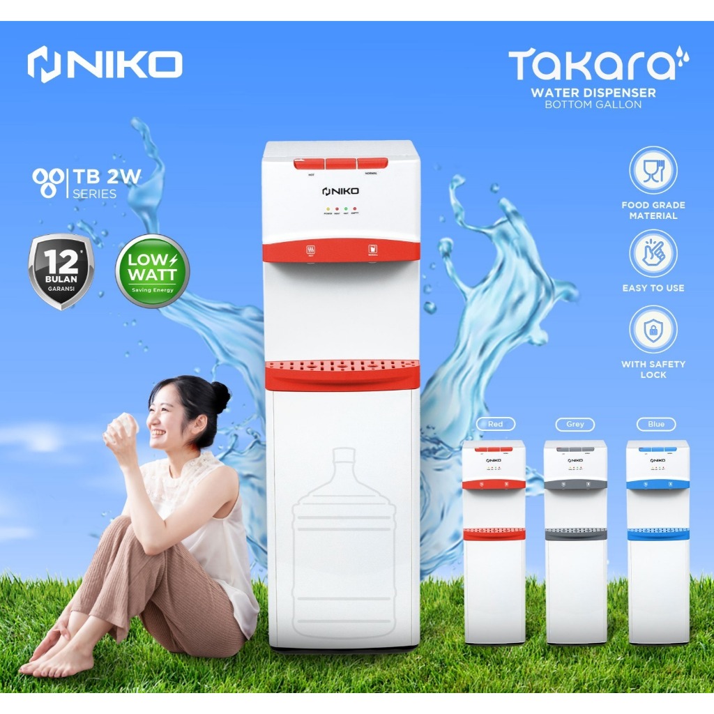Jual DISPENSER NIKO TAKARA TB2W SERIES GALON BAWAH WATER DISPENSER