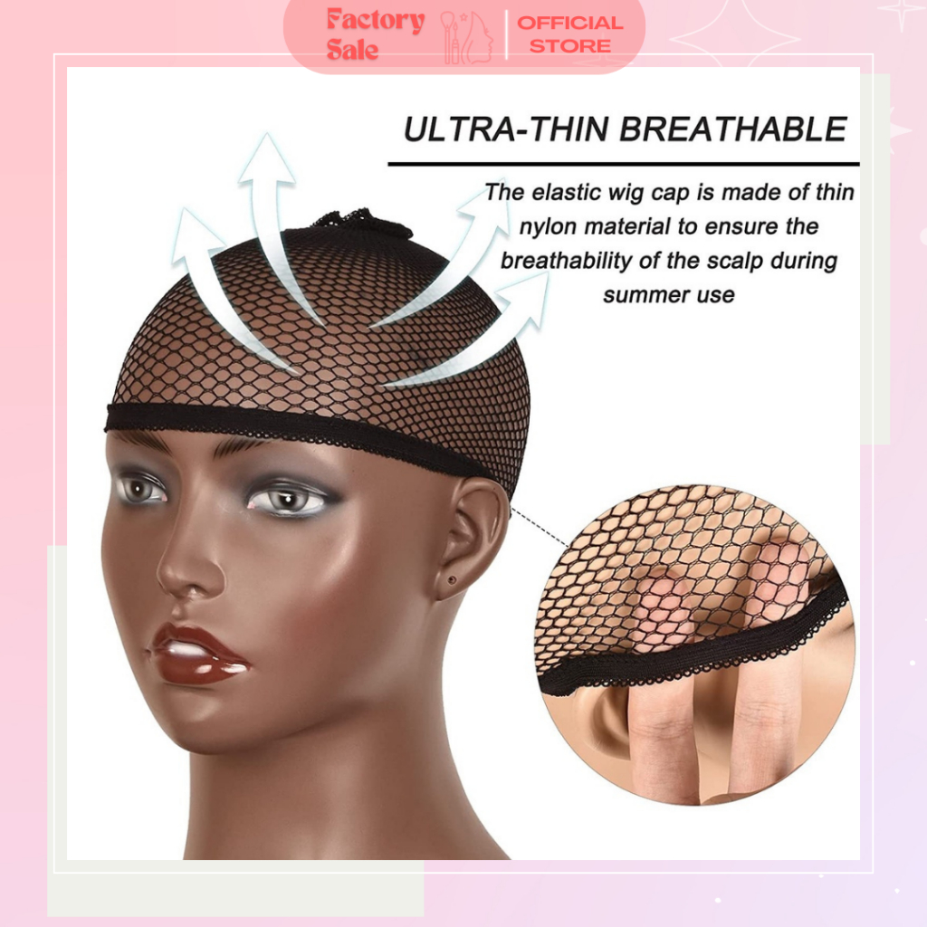 Jual Jaring Rambut Wigcap Hair Net Wig Cap Yang Dipakai Sebelum