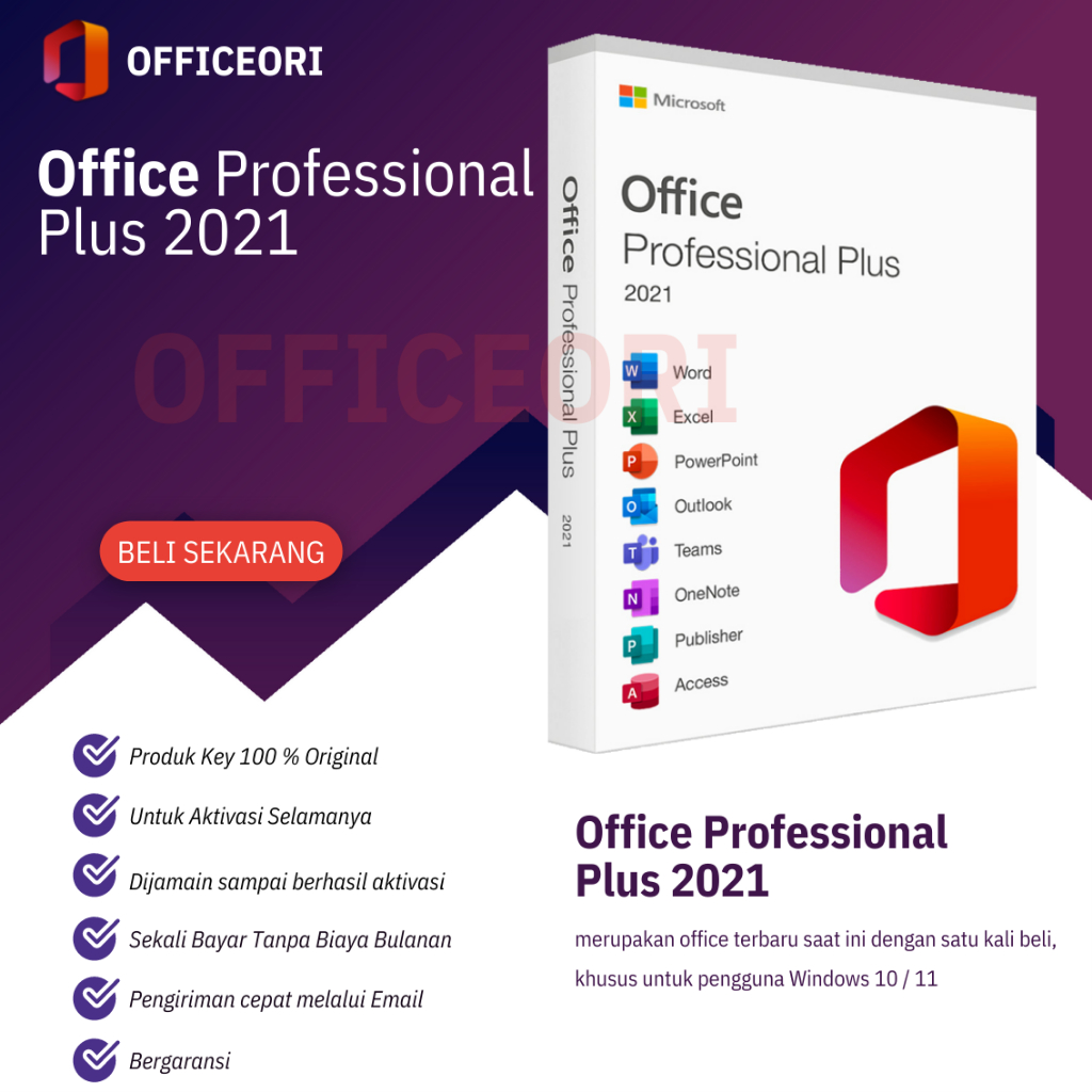 Jual 02promo Professional Pus Office 2016 - 2019 - 2021 for Windows ...