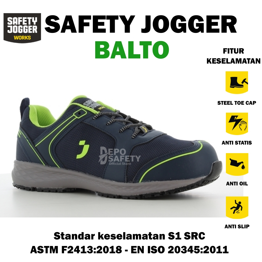 Jual SAFETY SHOES JOGGER BALTO GREY SEPATU SAFETY JOGGER BALTO Shopee Indonesia