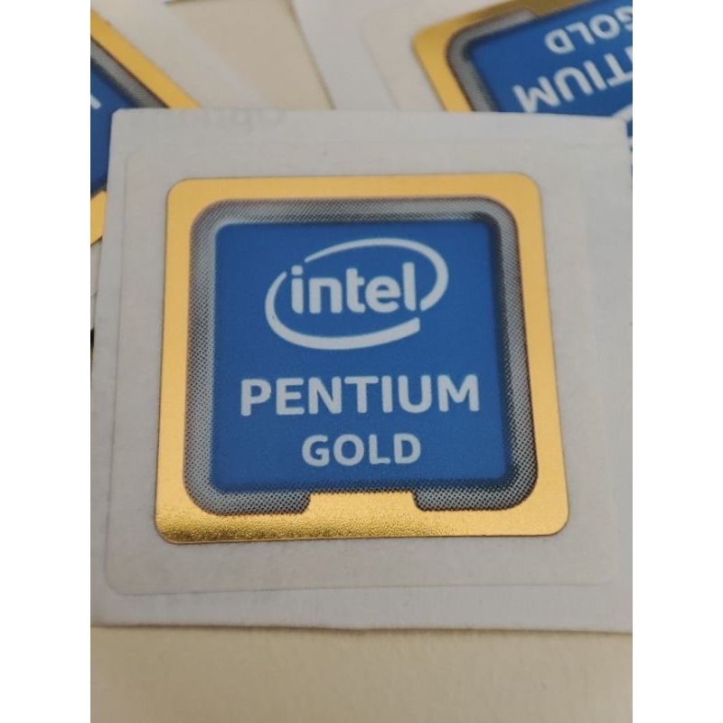 Jual Sticker Intel Pentium Gold | Shopee Indonesia