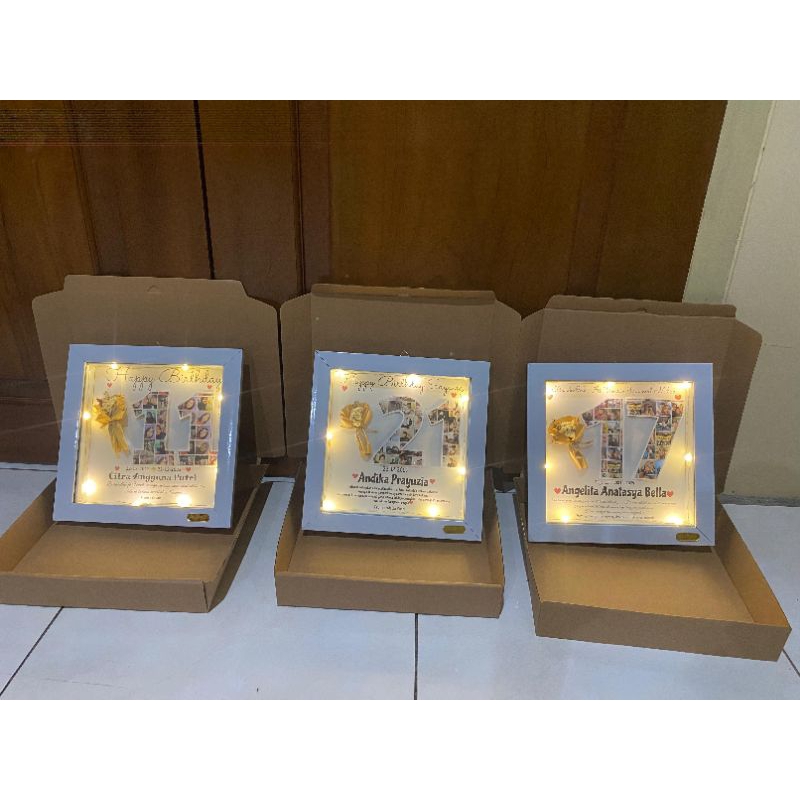 Jual BISA COD | FRAME 3D | KADO ULANGTAHUN | KADO ANNIVERSARY ...