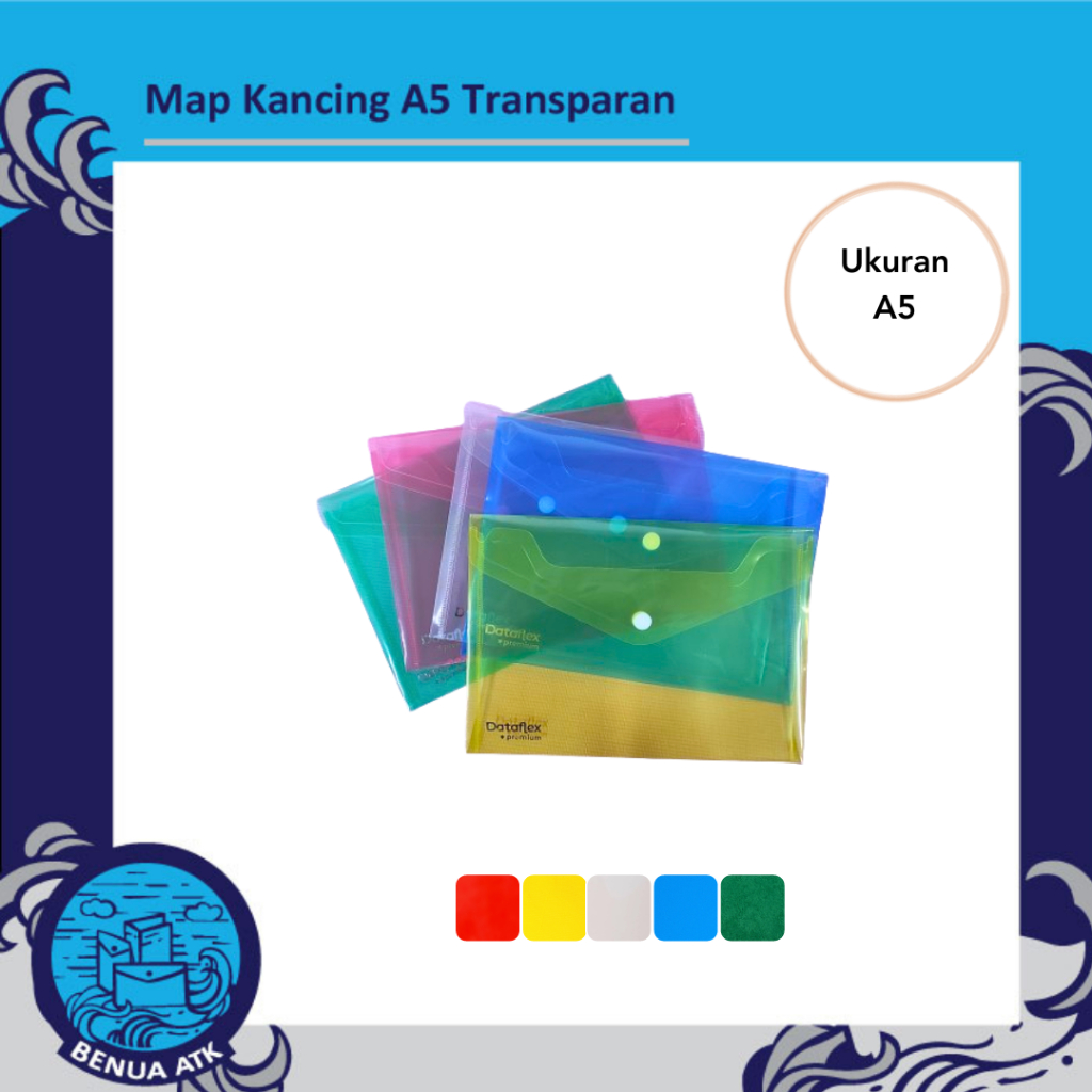 Jual Dataflex Map Plastik Document Bag A Map Plastik Kancing A