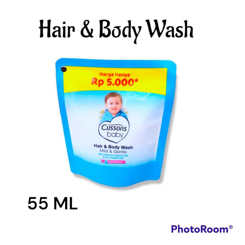 Jual Cussons REFILL Hair & Body Wash Mild & Gentle Sabun Bayi 2in1