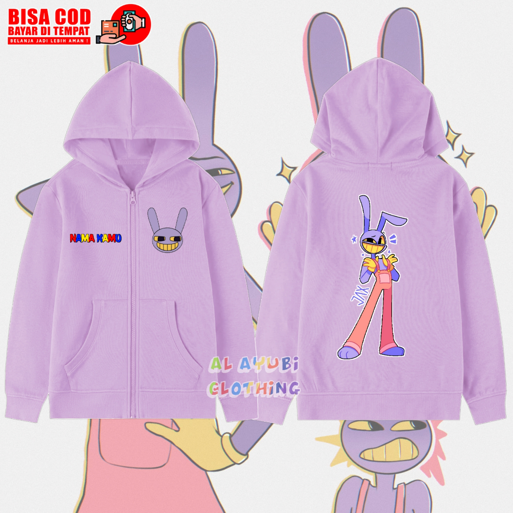 Jual Hoodie Zipper Anak Jax The Amazing Digital Circus / jaket ...