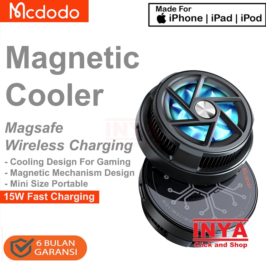 Jual Mcdodo CH2120 Black Radiator Wireless Gaming Charger
