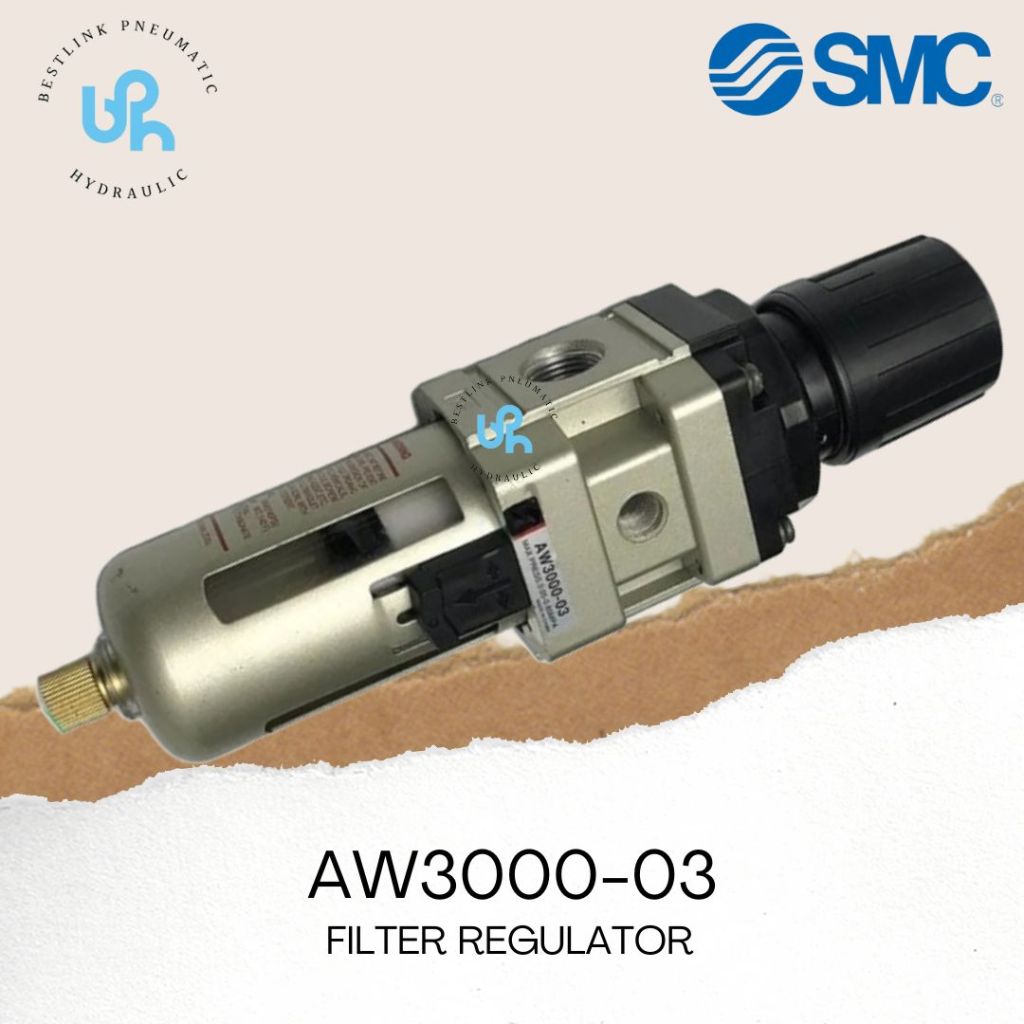 Jual AW3000-03 SMC FILTER REGULATOR AW3000-03D | Shopee Indonesia
