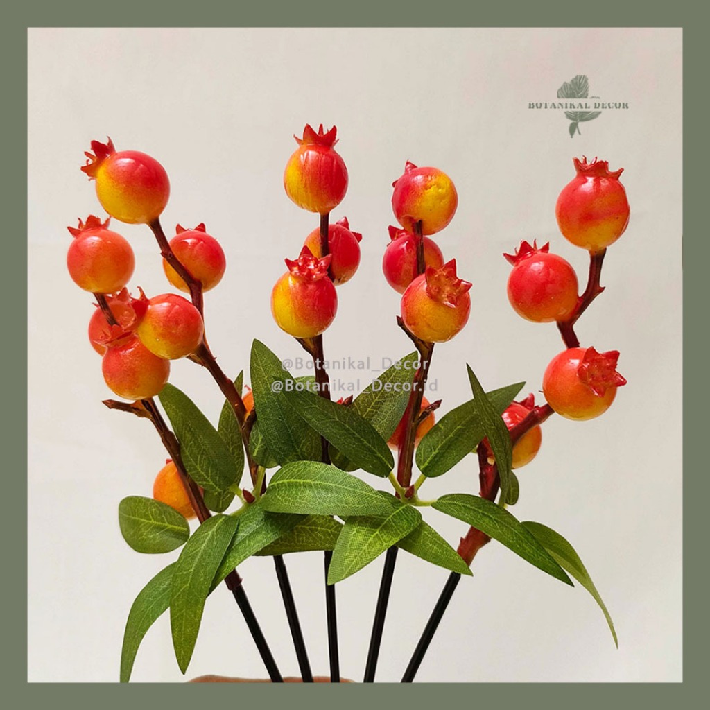 Jual Artificial Guava Bunga Imlek Chinese New Year Decoration Ornamen